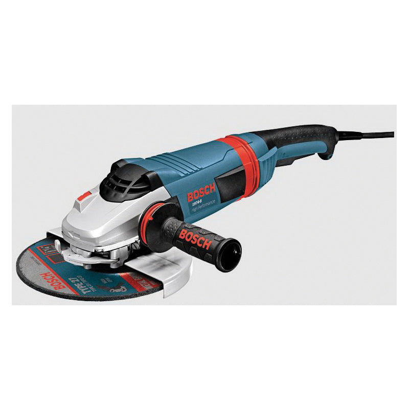 BOSCH 19748 Large Angle Grinder, Tool/Kit: Tool, 7 in Dia Wheel, 5/8-11 Spindle Thread, 120 VAC, 4 hp, 8500 rpm Speed