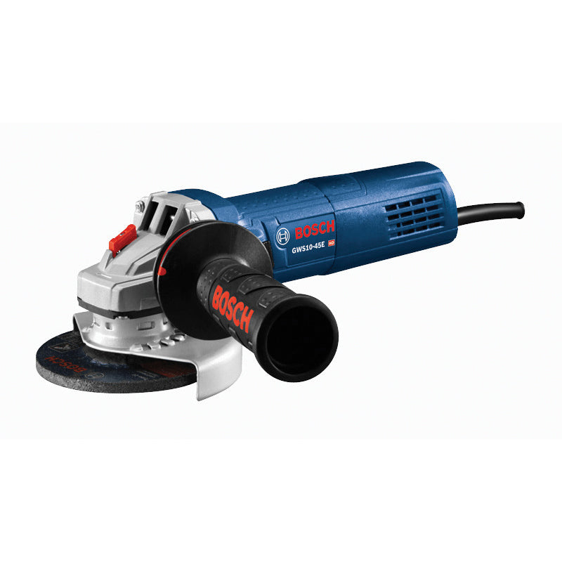 BOSCH GWS1045PE Small Angle Grinder, Tool/Kit: Tool, 4-1/2 in Dia Wheel, 5/8-11 Spindle Thread, 120 VAC, 11.1 in OAL