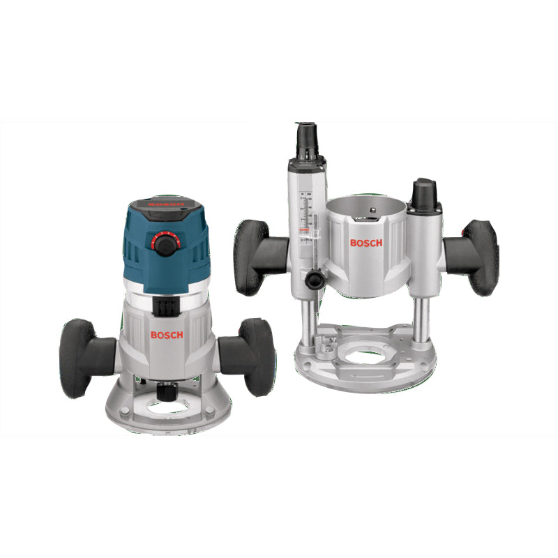 BOSCH MRC23EVSK Electronic Modular Router System, Tool/Kit: Kit, 6 in Fixed, 7 in Plunge Base, 120 VAC, 2.3 hp