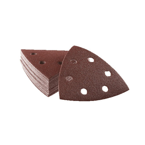 BOSCH SDTR082C Triangle Sanding Sheet, 3-3/4 in W, 80 Grit, Aluminum Oxide Abrasive