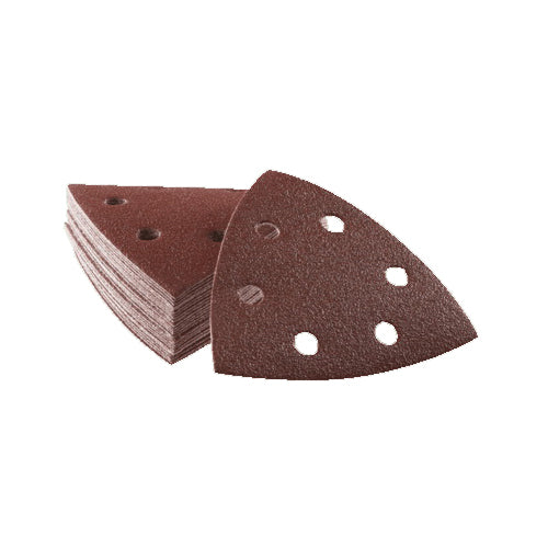 BOSCH SDTR122C Triangle Sanding Sheet, 3-3/4 in W, 120 Grit, Aluminum Oxide Abrasive