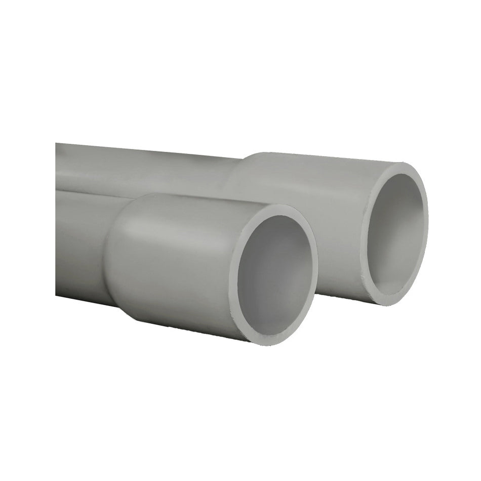 CANTEX® A53AG12 Non-Metallic Belled End Conduit, 3/4 in Trade, 0.698 in ID, 1.05 in OD, 10 ft L, PVC