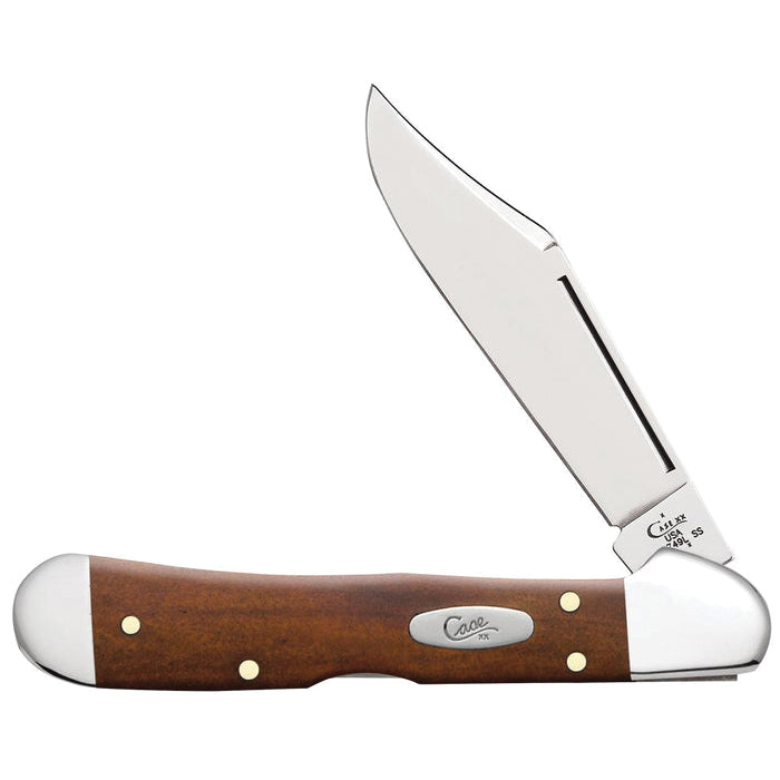 CASE® XX 28704 Mini Copperlock Pocket Knife, 1 -Blade, Clip Point Blade, 2.72 in L Blade, Stainless Steel Blade