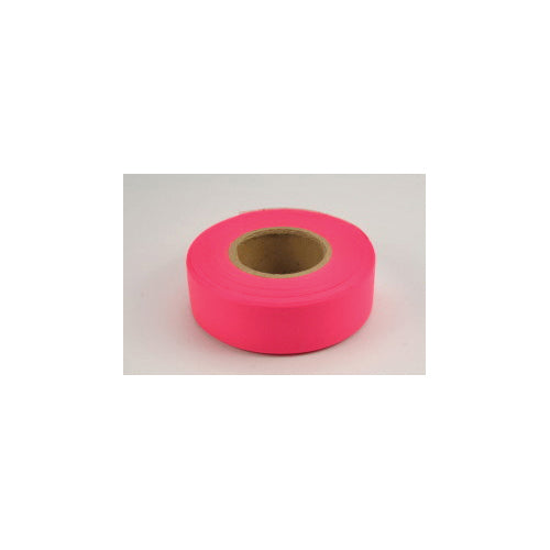 C.H.HANSON® 17002 Flagging Tape, 150 ft L, 1-3/16 in W, 4 mil Thick, Fluorescent Red Tape