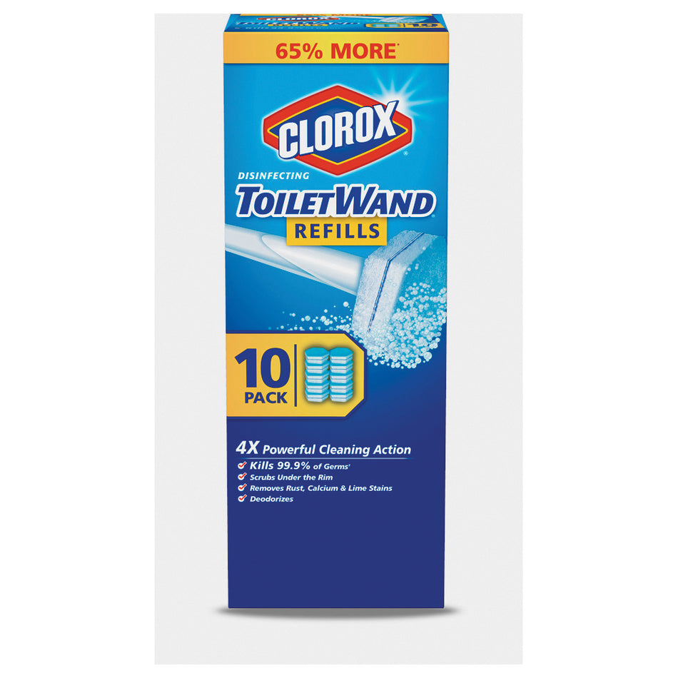 CLOROX® 01717 Toilet Wand Refill, Solid, Citrus, Floral, Musk