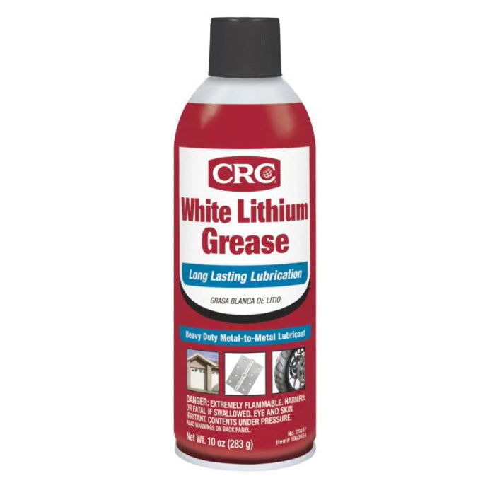 CRC® 6786081 Multi-Purpose Grease, Lithium Base, Non-Drying Thickener, Solvent, Off-White, 0 to 300 deg F, 10 oz, Bottle