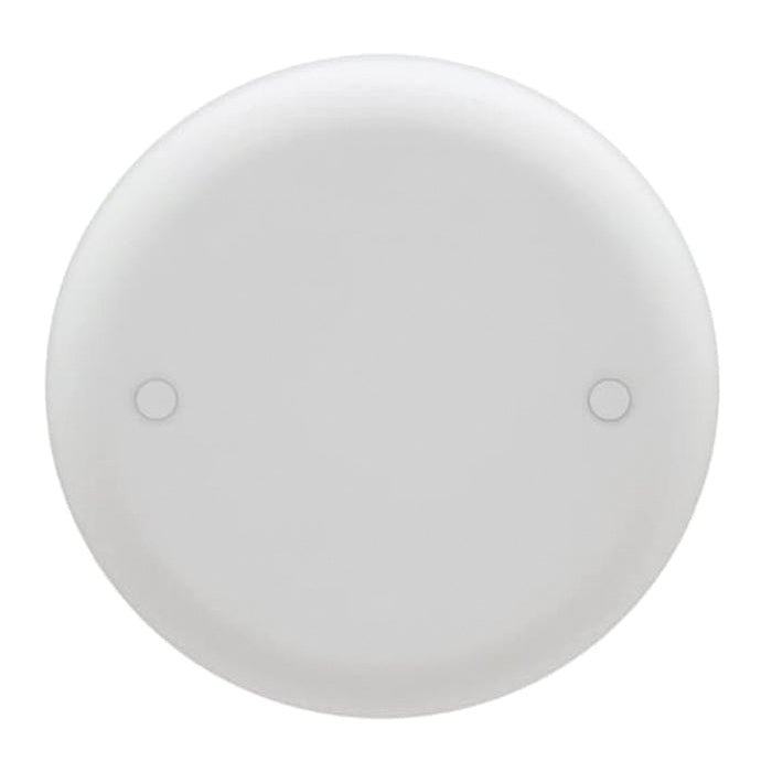 Carlon® CPC4WH Electric Ceiling Cover, Blank Round Cover, Plastic