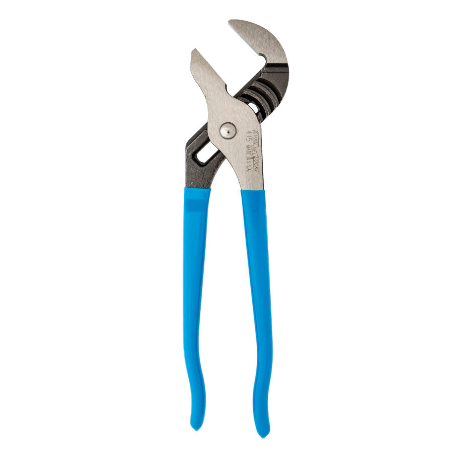 CHANNELLOCK® 415 Tongue and Groove Plier, 10 in OAL, 2 in Cutting Capacity, 1/2 in W Jaw, 1.38 in L Jaw, Smooth Jaw