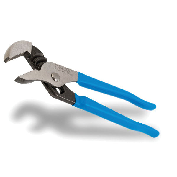 CHANNELLOCK® 420 Tongue and Groove Plier, 9-1/2 in OAL, 1-1/2 in Cutting Capacity, 1.12 in L Jaw, Comfort Handle