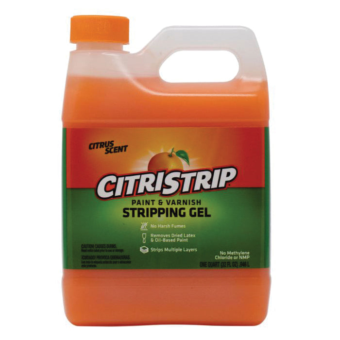 Citristrip® QCSG801 Paint and Varnish Stripping Gel, Liquid, 32 oz