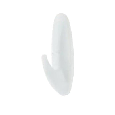 Command™ 051131-92129 Designer Hook, 5 lb Weight, 1-Hook, Plastic Hook, 1-1/2 in Projection, Plastic Base