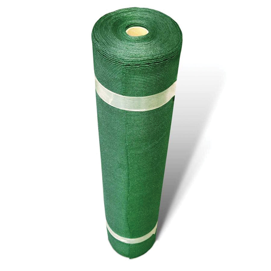 Coolaroo® 435998 Medium Shade Fabric, 50 ft L, 12 ft W, HDPE, Forest Green, 70 % UV Protection