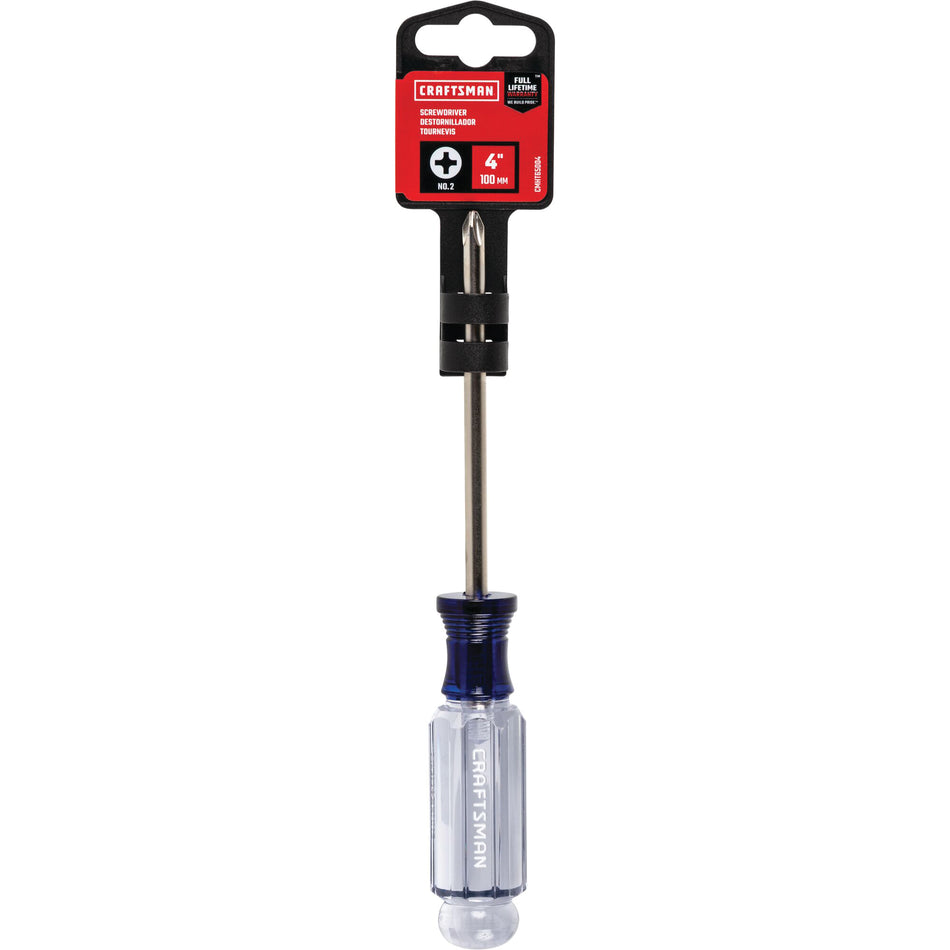 Craftsman® CMHT65004 Screwdriver, Phillips® Point, #2 Point, 10 in OAL