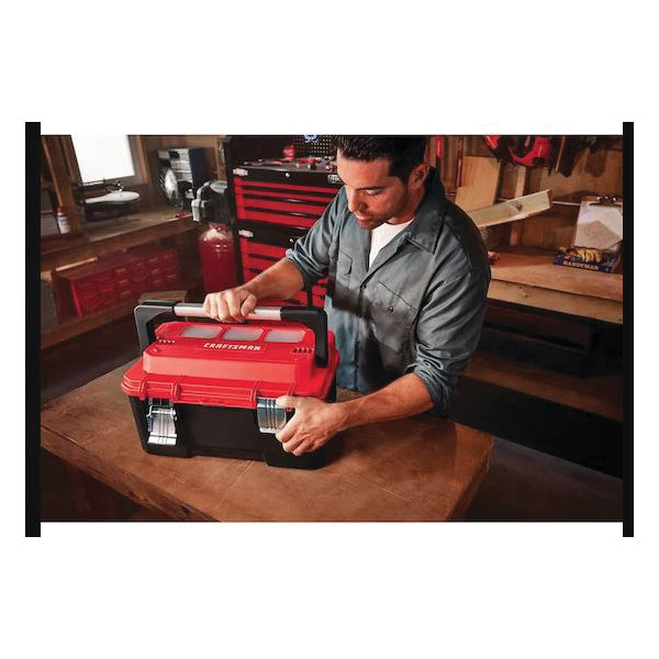 Craftsman® CMST20320L Tool Bo, 20 in W, 10-3/4 in H, 5-Compartment, 1-Tray