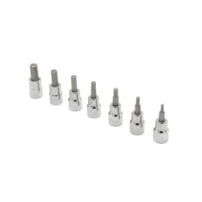 CRESCENT® CBSS0N Socket Bit Set, 3/8 in Drive, 7 -Piece