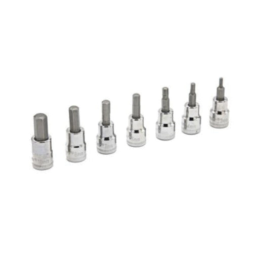 CRESCENT® CBSS1N Socket Bit Set, 3/8 in Drive, 7 -Piece