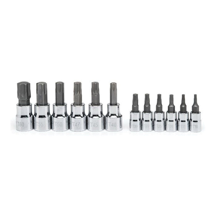 CRESCENT® CBSS2N Socket Bit Set, 1/4 in, 3/8 in Drive, 12 -Piece