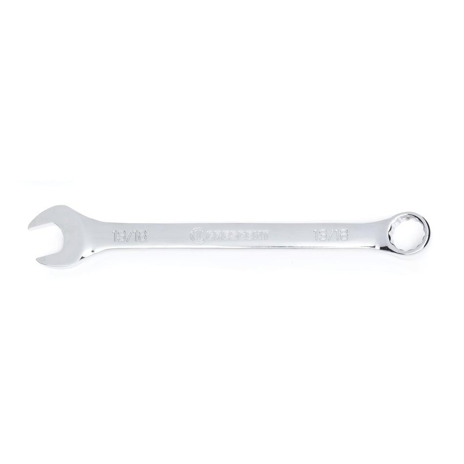 CRESCENT® CCW10-05 Combination Wrench, 13/16 in Wrench Opening, 12 -Point, 10.67 in OAL, Alloy Steel Wrench