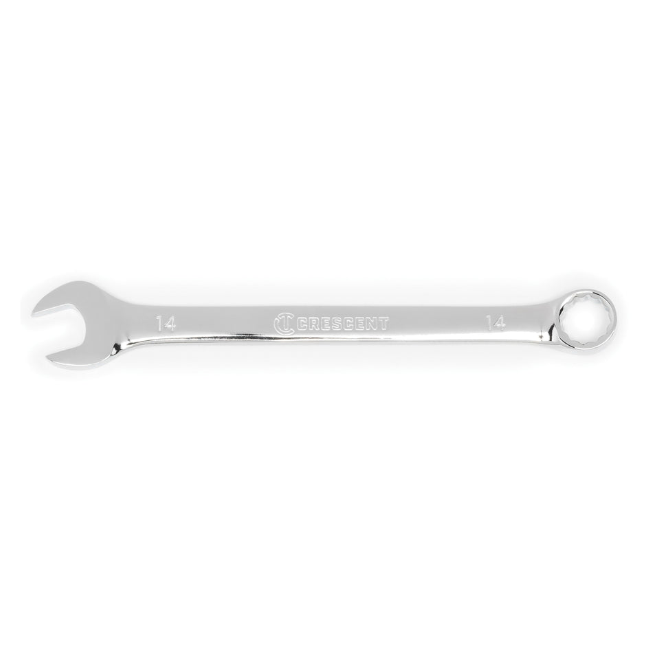 CRESCENT® CCW25-05 Combination Wrench, 14 mm Wrench Opening, 12 -Point, 7.52 in OAL, Alloy Steel Wrench