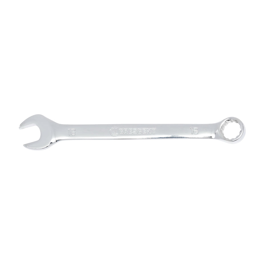 CRESCENT® CCW27-05 Combination Wrench, 16 mm Wrench Opening, 12 -Point, 8.19 in OAL, Alloy Steel Wrench