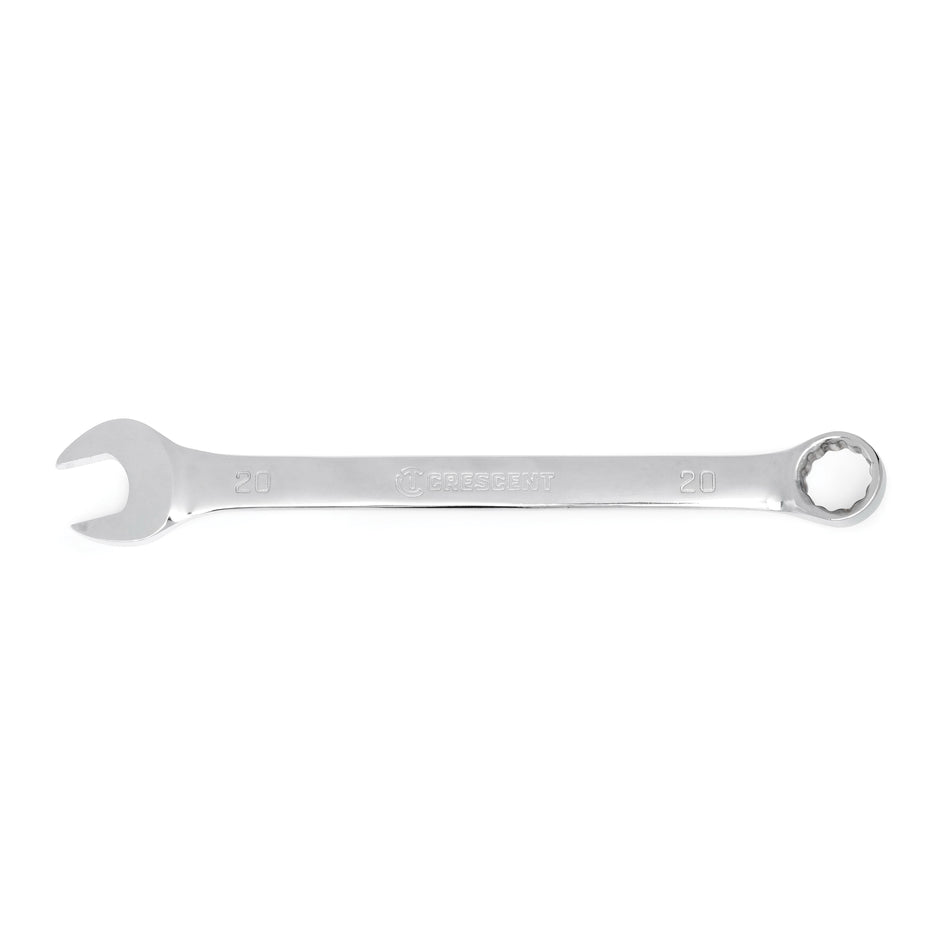 CRESCENT® CCW31-05 Combination Wrench, 20 mm Wrench Opening, 12 -Point, 10.43 in OAL, Alloy Steel Wrench