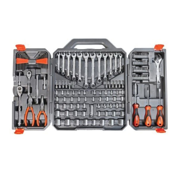 CRESCENT® CTK150 Professional Tool Set, 150 -Piece, Sparking, Blow Mold Case Storage