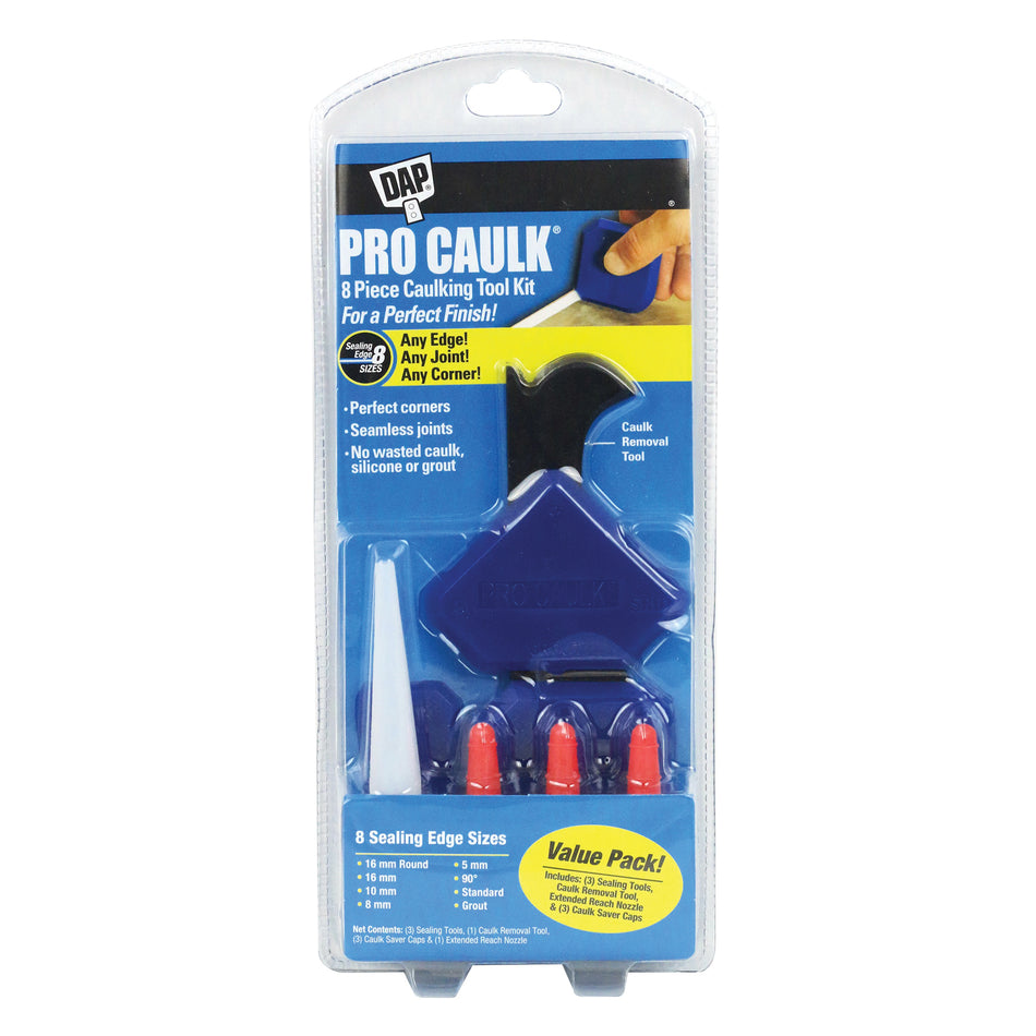 DAP® PRO Caulk® 09125 Caulking Tool Kit, Plastic, Blue