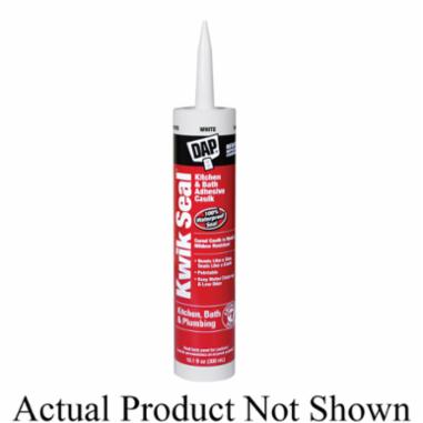 DAP® KWIK SEAL® 18013 Adhesive Caulk, Paste, Almond, Very Slight Ammonia, Latex Base, 36 hr Curing, 5.5 fl-oz, Tube