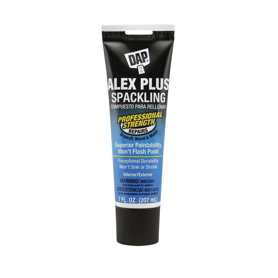 DAP® ALEX PLUS® 18744 Spackling, Paste, White, Mild, 7 fl-oz