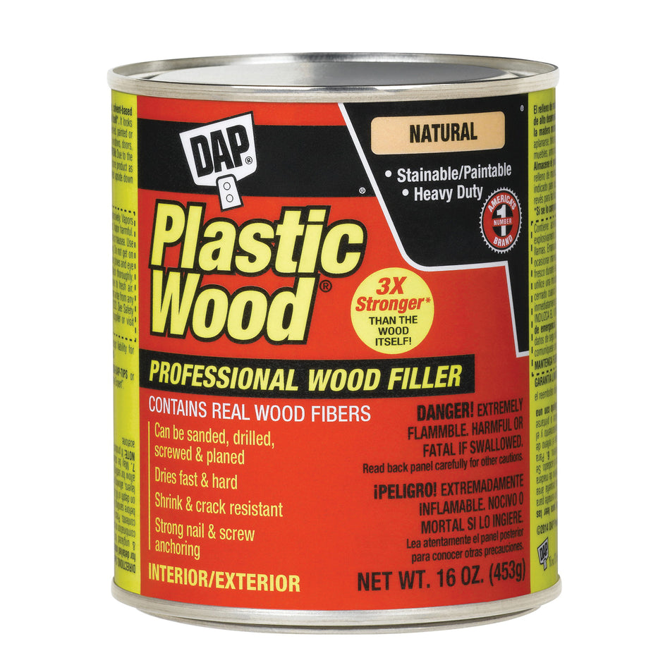 DAP® Plastic Wood® 21408 Professional Wood Filler, Golden Oak, 4 oz