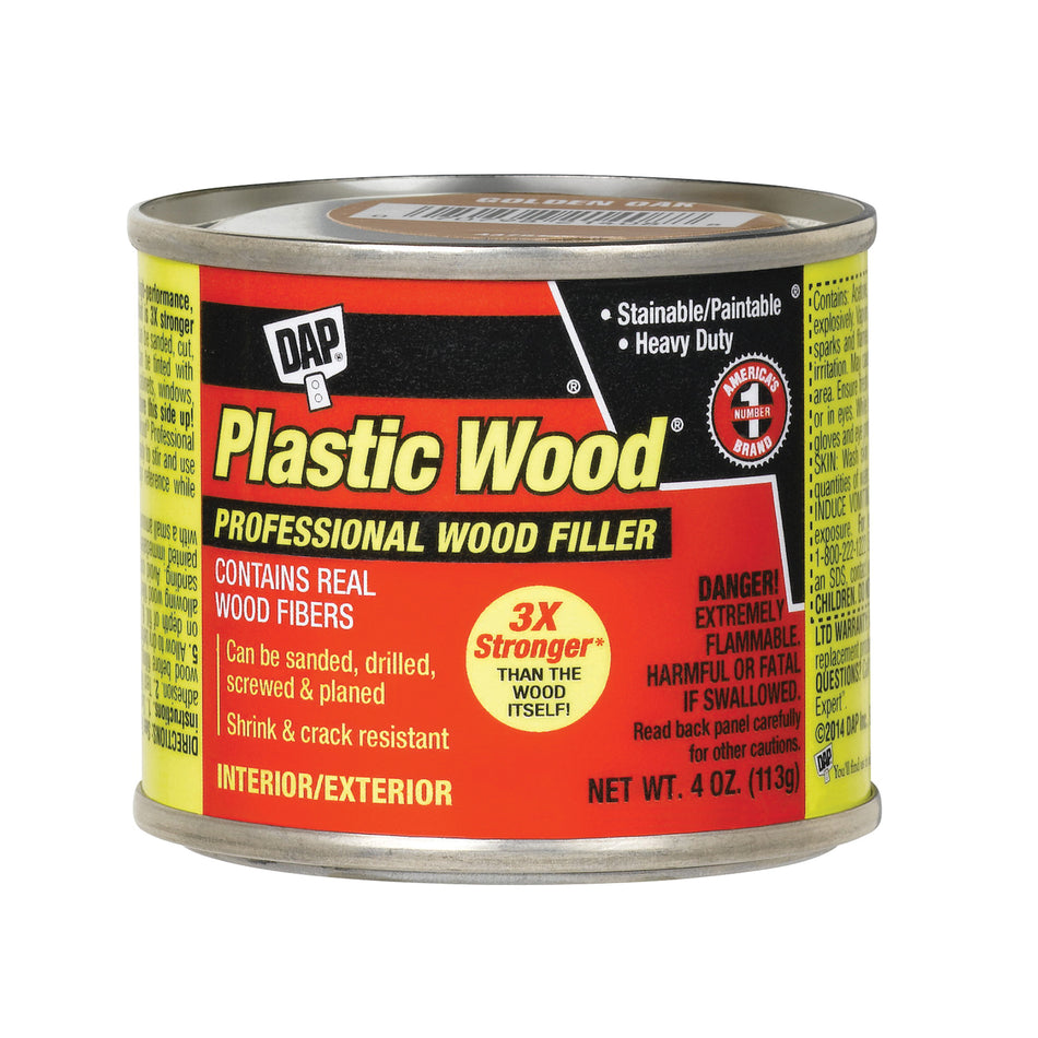 DAP® Plastic Wood® 21506 Professional Wood Filler, Natural, 16 oz