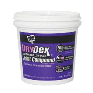 DryDex® 7079812385 Premium Lightweight Joint Compound, Paste, White, Mild, 1 qt