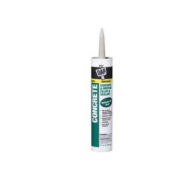 DAP® 7079818096 Concrete Waterproof Filler and Sealant, Gray, Latex Base, 10.1 fl-oz