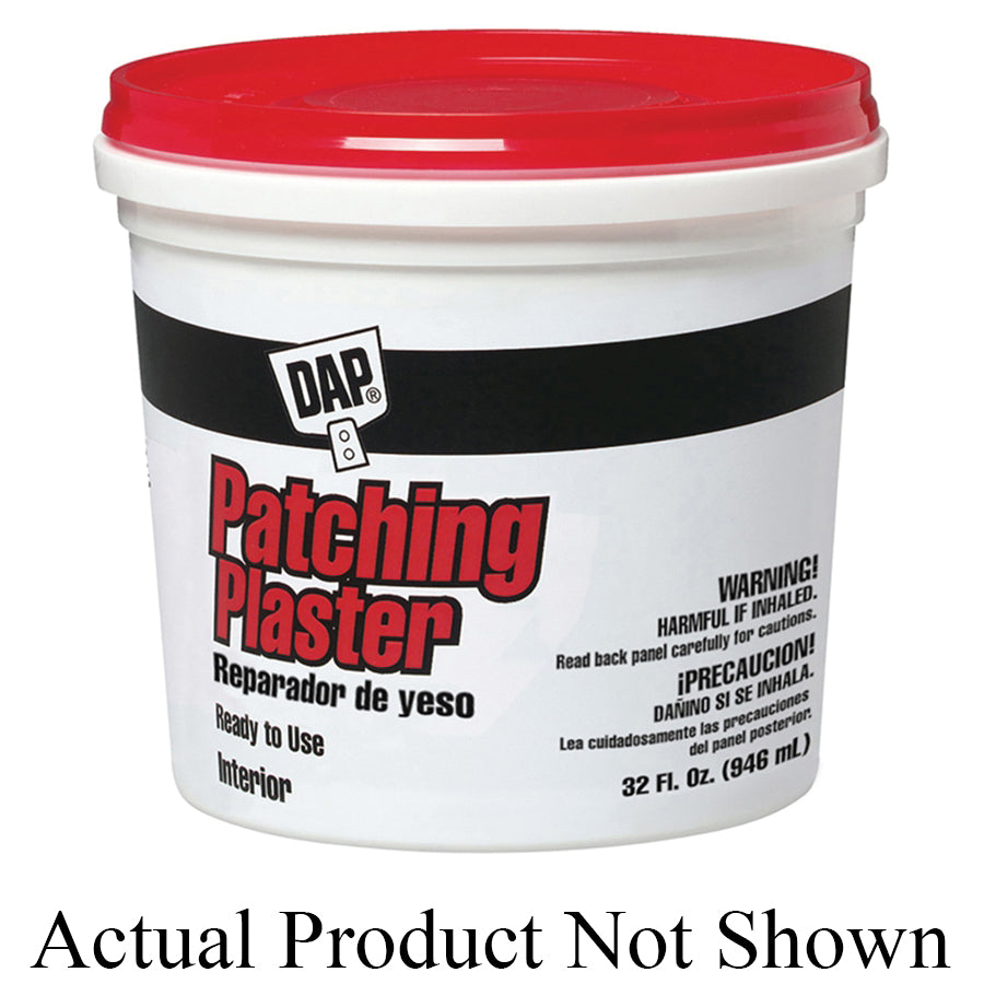 DAP® 7079852290 Patching Plaster, Paste, White, Mild, 24 hr Curing, 1 qt