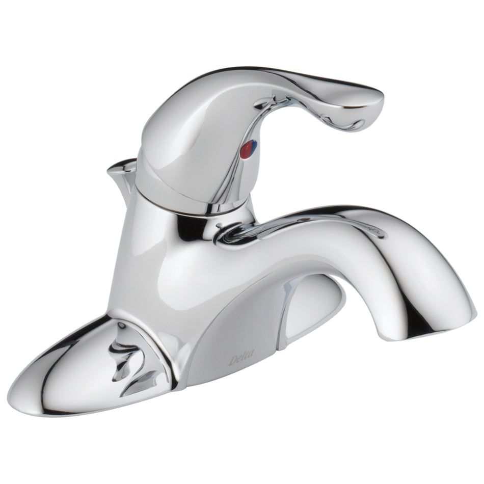 DELTA® 520-DST, Classic™ Collection, 1-Handle, Deck, Centerset, Bathroom Faucet, Pop-Up, Polished Chrome