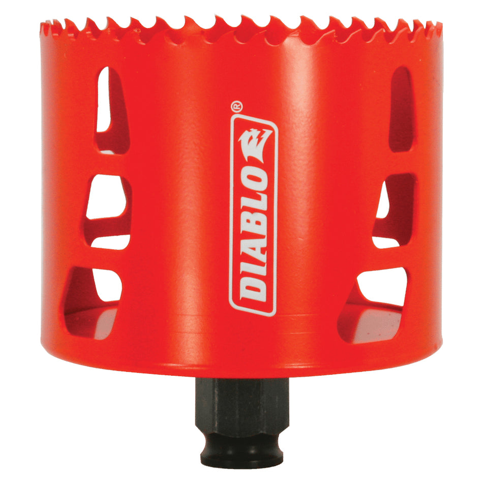 DIABLO® DHS3375 Bi-Metal Hole Saw, 3-3/8 in Dia Saw, 2-3/8 in D Cutting