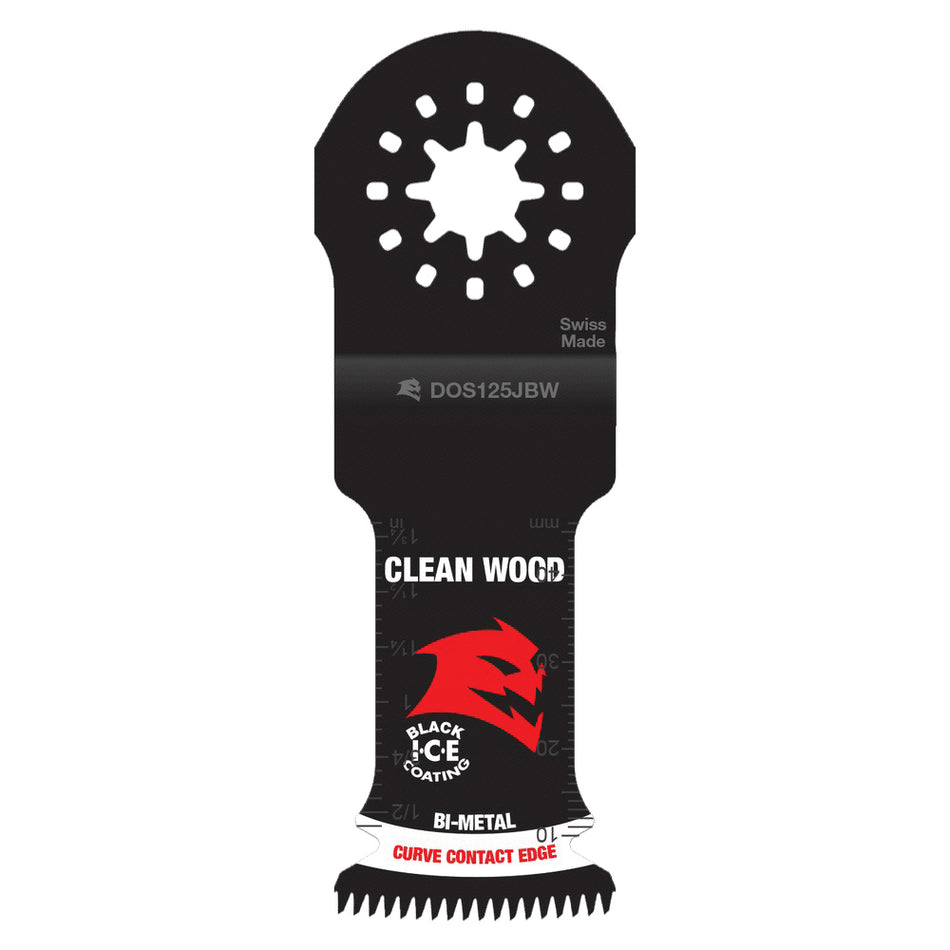 DIABLO® DOS125JBW3 Oscillating Blade, Starlock Blade, 1-1/4 in W Blade, Carbide Blade