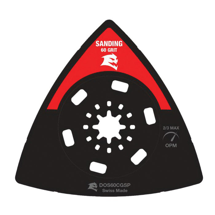 DIABLO® DOS60CGSP Oscillating Sanding Plate, 3-1/2 in W Blade, Carbide Blade