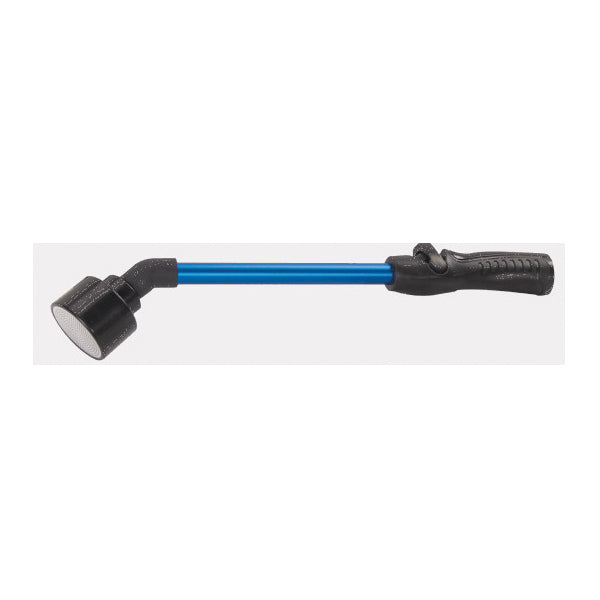 DRAMM 14865 One Touch Rain Wand, 3/4 in Hose, Full Flow Spray, Comfortable Handle, Aluminum/Brass/TPE Rubber/Zinc, Blue