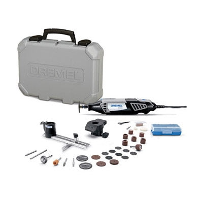 DREMEL® 4000230 High Performance Rotary Tool Kit, Tool/Kit: Kit, 1/8 in Collet, 120 VAC, 5000 to 35000 rpm Speed