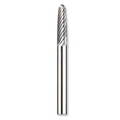 DREMEL® 9910 Carving Bit, 1/8 in Dia Bit, 1/8 in Dia Shank, 1-1/2 in OAL, Tungsten Carbide