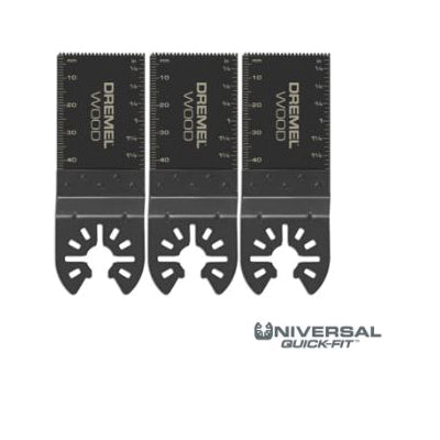 DREMEL® UNIVERSAL QUICK-FIT™ MM480B Oscillating Multi-Tool Blade, 1-11/16 in L Blade, 1-1/4 in W Blade