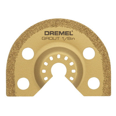 DREMEL® Multi-Max Quick Fit MM500 Grout Removal Blade, Round Blade, 2-3/4 in L Blade, 2-3/4 in W Blade, Carbide Blade