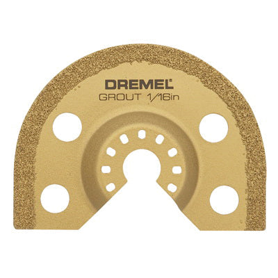 DREMEL® Multi-Max Quick Fit MM501 Grout Removal Blade, Round Blade, 2-3/4 in L Blade, 2.67 in W Blade, Carbide Blade