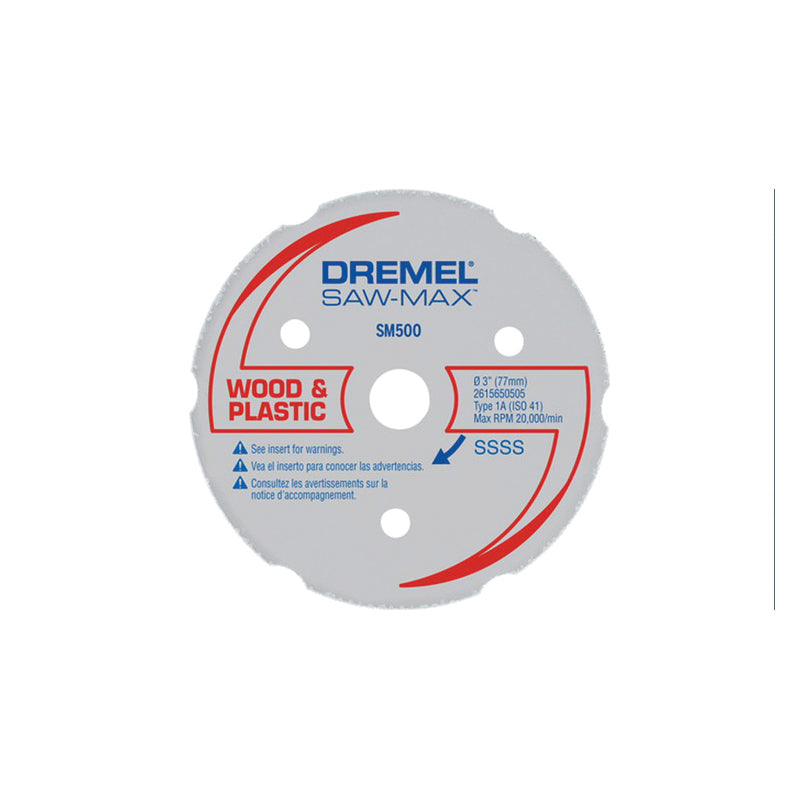 DREMEL® SM500 Wheel, 3 in Dia, 1/8 in Thick, Carbide Abrasive