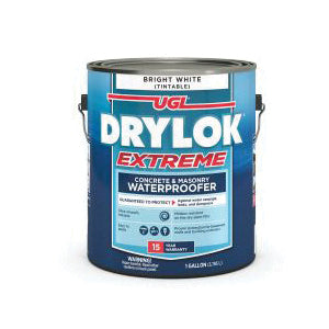 DRYLOK® 286 Series 28613 Extreme Waterproofer, Liquid, Bright White, Ammonia, Latex Base, 1 gal