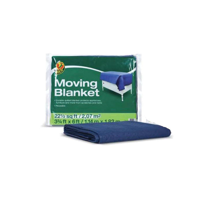 DUCK® 280963 Moving Blanket, 6 ft L, 3-3/4 ft W