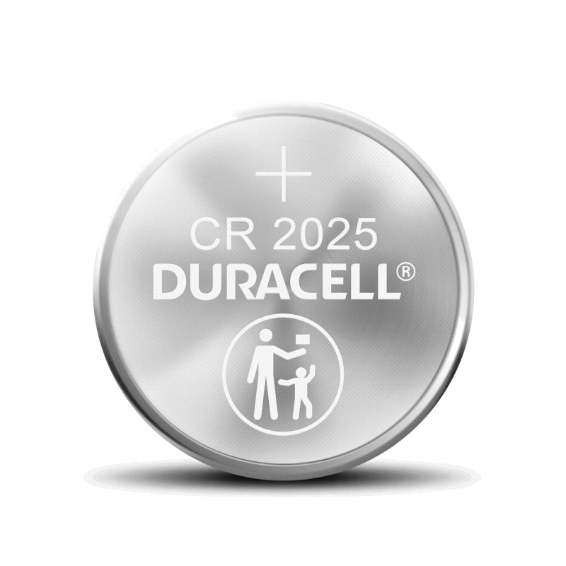 DURACELL® DL2025B2PK08 Coin Battery With Bitter Coating, Lithium, 2025, 165 mAh, 3 V Nominal