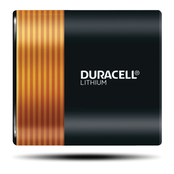 DURACELL® DL223ABPK Battery, Lithium, Manganese Dioxide, CR223, 1550 mAh, 6 V Nominal