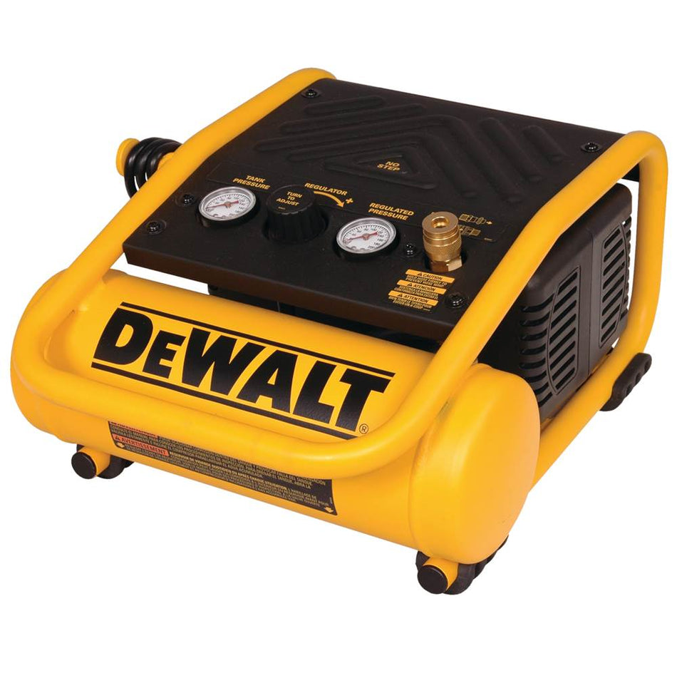 DeWALT® D55140 Trim Compressor, 1 gal Tank, 120 V, 135 psi Pressure, 0.75 scfm